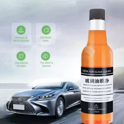 annma products Car Windshield Oil Film Cleaner | Anti-Fog Glass Cleaner Combo Windshield Repair Kit image 5