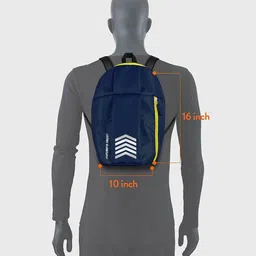 hmfurrys finest Small 12 L Backpack Small Bag for Daily Use 1 Main Compartment Front Zip Pocket Mini image 5