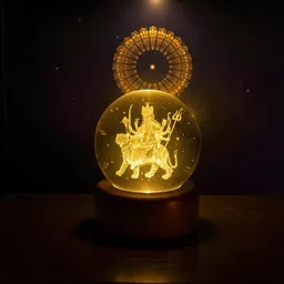 aipom Luminous Durga Mata LED Lamp Table Lamp-picture-17