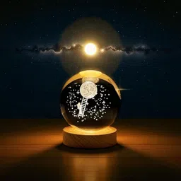 aipom 3D Moonlight Crystal Globe Lamp Table Lamp-picture-29