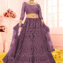divastri Embroidered Semi Stitched Lehenga Choli image 1