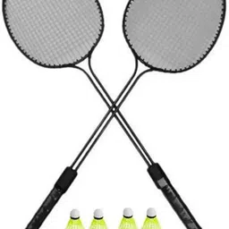 hl sports Badminton set of 2 pc and 6 pc Nylon shuttle cock Badminton Kit-picture-38