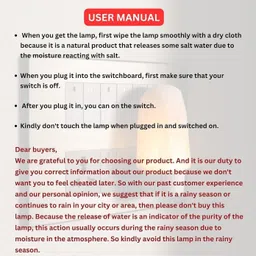 reena enterprises SaltLamp001 Night Lamp image 4