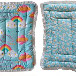 glamica New Born Baby Bed Mattress unique Design (Pack of 2)(0-1 Years)(30 X 20 Inch)-picture-24