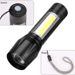 cicasto Mini USB Torch with Ultra-Compact Body and Strong Beam 3 hrs Torch Emergency Light image 2