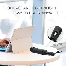 sahaj enterprise Auto Open/Close Button 3 Fold Umbrellas for Rain Windproof man/women Umbrella Umbrella image 4