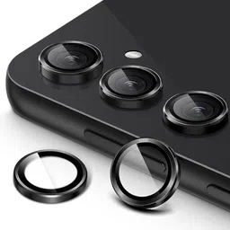 UNIKWORLD Back Camera Lens Ring Guard Protector for Samsung Galaxy A55 5G Anti Shock/Anti-Scratch/Clear/Black Camera Ring-picture-27