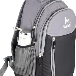 wellset Medium 25 L Backpack Swastik 4202 25L Polyester Laptop Backpack for Office Travel (Black) image 3