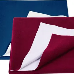 hanu vedha Baby Cotton Baby Bed Protecting Mat image 1