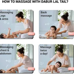 dabur Lal Tail - Ayurvedic Baby Oil - Clinically Tested 2 X Faster Physical Growth image 5