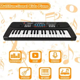 toyvala Musical Piano With 37 Keys Keyboard | With Microphone-1001 image 4