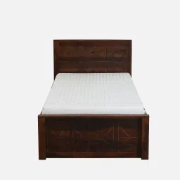 woodsworth from pepperfry Princeton Sheesham Wood Single Bed In Provincial Teak Finish With Box Storage image 4