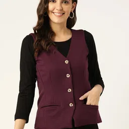 brinns Solid Women Waistcoat-picture-17