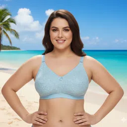 bilqis Pack of 3 Women Full Coverage Non Padded Bra image 5