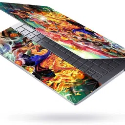 Techfit Full Body Laptop Skin with Screen Guard and Key Guard - One Piece Water World Combo Set image 2