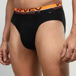 jockey Pack of 2 FP02 Super Combed Cotton Rib Solid Men Brief image 4