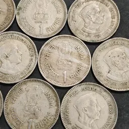 super antiques gallery Rare 1 Rs Jawaharlal Nehru 10 Coin lot in Good Condition Modern Coin Collection image 2