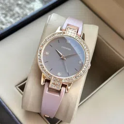 lucifer Luxury Trending Watch Combo Analog Watch - For Women Diamond Studded Series image 4