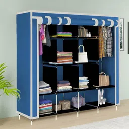 Continental Blue PP Collapsible Wardrobe-picture-11