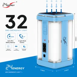 24 energy Mini 360° solar chargeable Emergency Lantern Light 4 hrs Lantern Emergency Light image 2