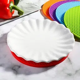 milini Silicone Trivets for Hot Pots and Pans, Flexible Multipurpose Pot Holders Silicone Trivet image 5