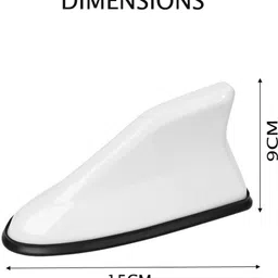 ayw Universal Radio Signal Waterproof White Shark Fin Antenna For Car Roof-226 Satellite Vehicle Antenna image 5