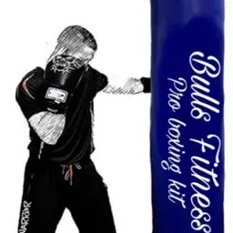 bulls fitness Unfilled Punching Bag with Rust Proof Stainless Steel Chain Hanging Bag (30'' ) Hanging Bag image 2