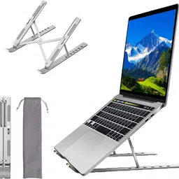 Yuatronix Y3 Aluminium Desk Stand Laptop Stand with Adjustable Height Compatible with Universal Laptops-picture-35