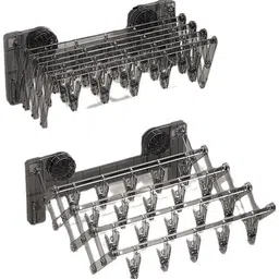 cisily Suction cup sock drying rack home dormitory multifunctional clothes drying rack black Towel Holder-picture-10