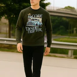 r.code by the roadster life co. Men Full Sleeve Graphic Print Sweatshirt-picture-10