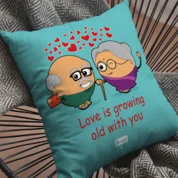 Blue Polycotton Cushion Cover with Filler for Partner-image-23