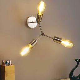 de maison decor Nigella Metal Novelty Wall Light (Silver) image 2