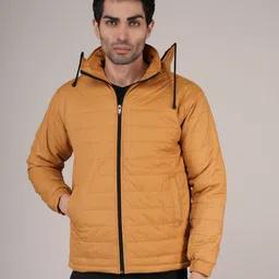 vzoxot Men Solid Padded Jacket-picture-25