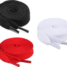 house of common Shoe Laces Flat Black Red White 150cm shoe laces for Canvas Sneakers Black shoes Shoe Lace-picture-20