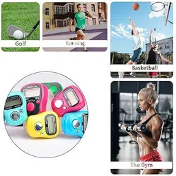 techpunch Finger Counter Plastic Mini Hand Finger Ring Digital Electronic Head Count Digital Tally Counter image 4