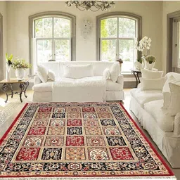 r carpets Red, Maroon Acrylic Carpet image 2