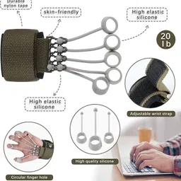 iamalot Counter Hand Gripper for Gym Workout Hand Exercise Equipment for Men & Women Fitness Accessory Kit Kit image 4