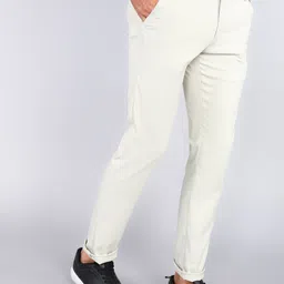 killer Men Slim Fit Cream Cotton Blend Trousers-picture-21