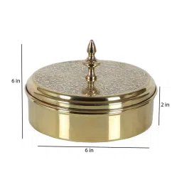 amaya decors Brass Masala Box Set image 2