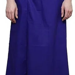 house of common COTTON PETTICOAT NAVY BLUE S99 Pure Satin, Pure Silk Petticoat-image-1