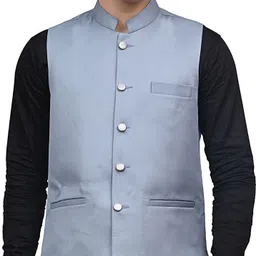 Solid Men Waistcoat-image-14