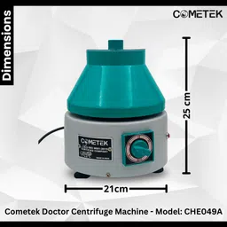 cometek Centrifuge Doctor Model - Plastic Head - Metal Base Clinical Centrifuges image 4