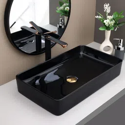 kayra CRETA BLACK ULTRA PREMIUM CRETA BLACK Table Top Basin-picture-35