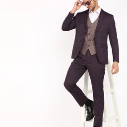 louis philippe Men Suit Solid Suit image 5