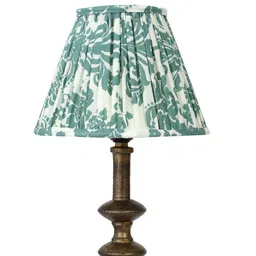 lampenschirm india Regal Fern 20cm Empire Cotton Lampshade (Green) image 3