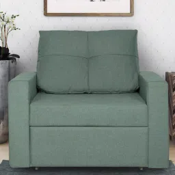 casacraft from pepperfry Eden Fabric Pull-Out Sofa Cum Bed in Steel Grey Colour-picture-29