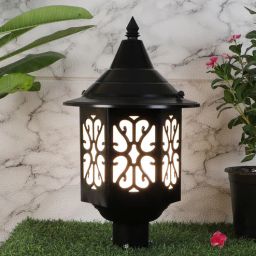 eliante by jainsons lights Crisanto Black Iron Gate Light-picture-42