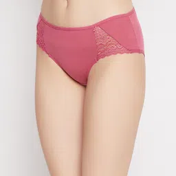 clovia Women Hipster Pink Panty image 2