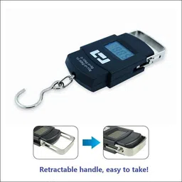 Bravity Hanging Luggage Weighing Digital Luggage Scale With Metal Hook Hanging J81 Weighing Scale image 2