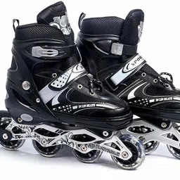 lucario Inline Skates, Adjustable Roller Skates with Front Light Up Wheels In-line Skates - Size 39 to 43 UK-picture-13